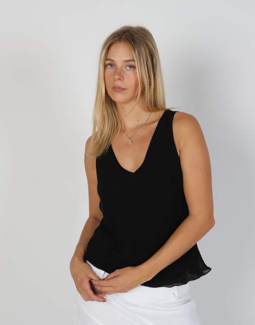 Vintage Superior S blouse in black, 1 of 4