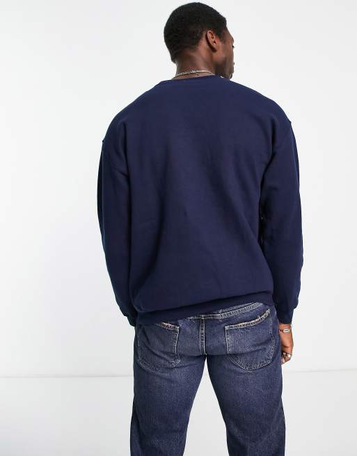 Vintage Supply 1991 collegiate sweatshirt in navy | ASOS