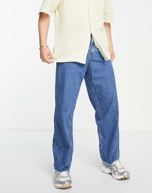 VINTAGE BAGGY JEANS - Mid-blue