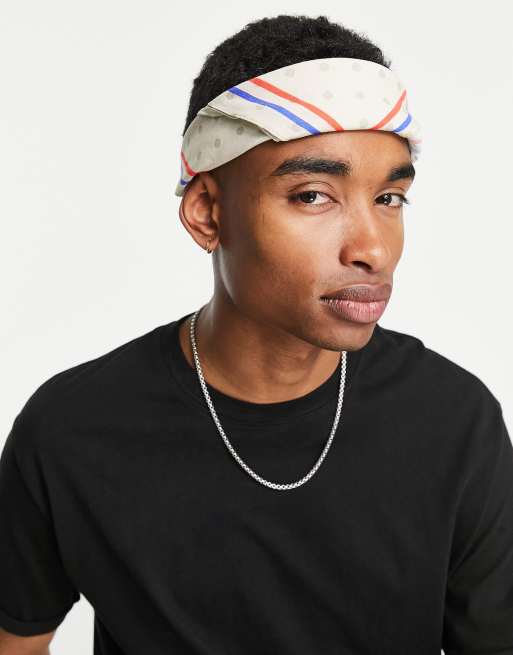 Vintage Supply - Bandana met Safari-print in beige