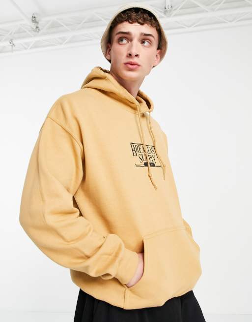 Vintage Supply - Breakfast Supply - Sweat à capuche d'ensemble - Doré - Exclusivité ASOS, 3 de 4