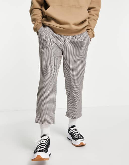 Casual on sale checked trousers