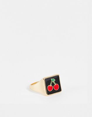 Vintage Supply cherry sovereign ring