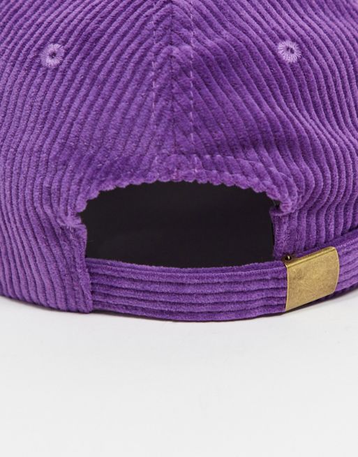 Purple Corduroy Hat | eitherorcafe