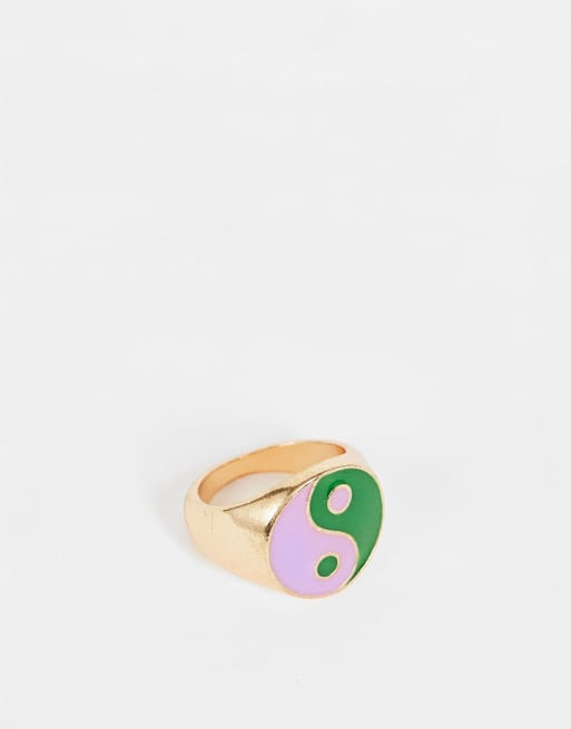 Vintage yin best sale yang ring