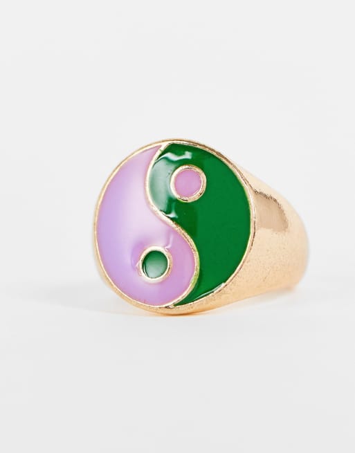 Vintage yin best sale yang ring