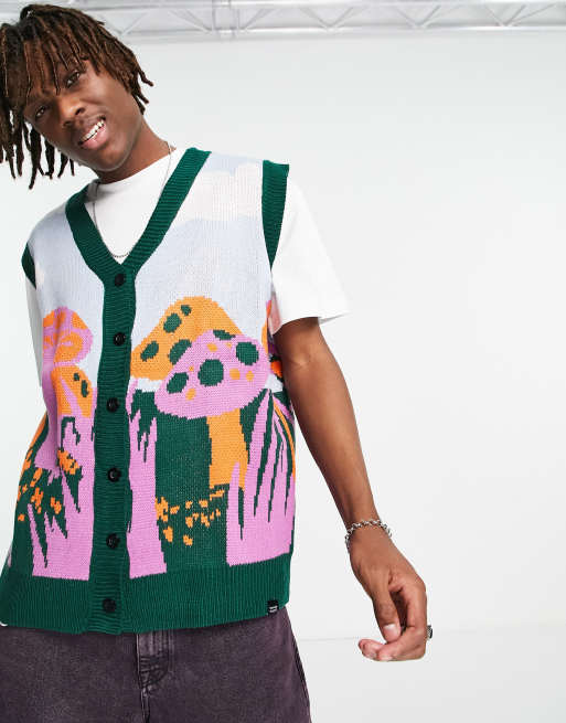 Vintage mushroom sweater sale