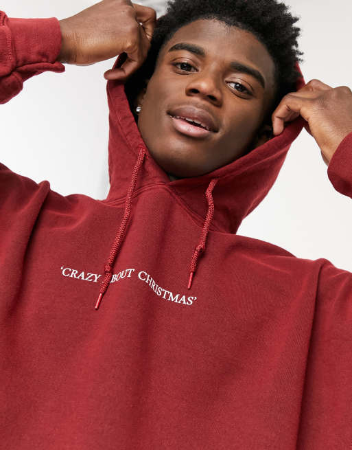 Red christmas hoodie 2025
