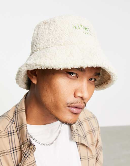 Stussy fleece bucket hat sales