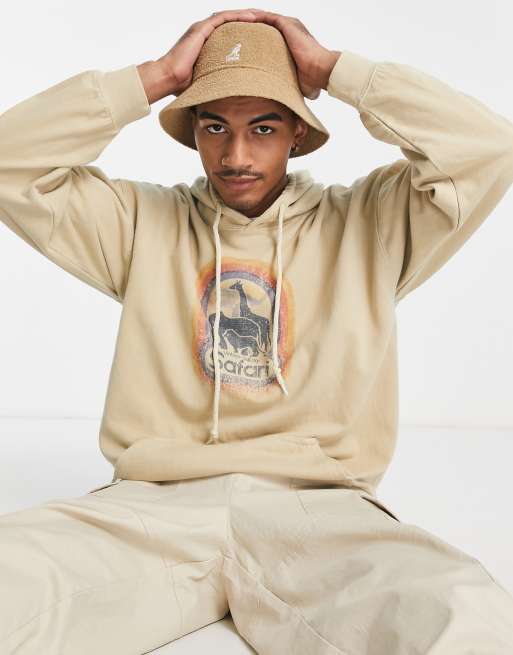 Beige vintage hoodie 2025