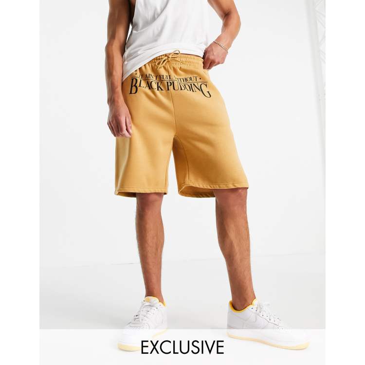 Asos gold shorts outlet