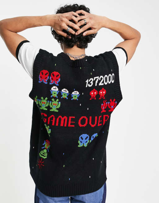 Vintage Supply - Sort overdel med rumprint