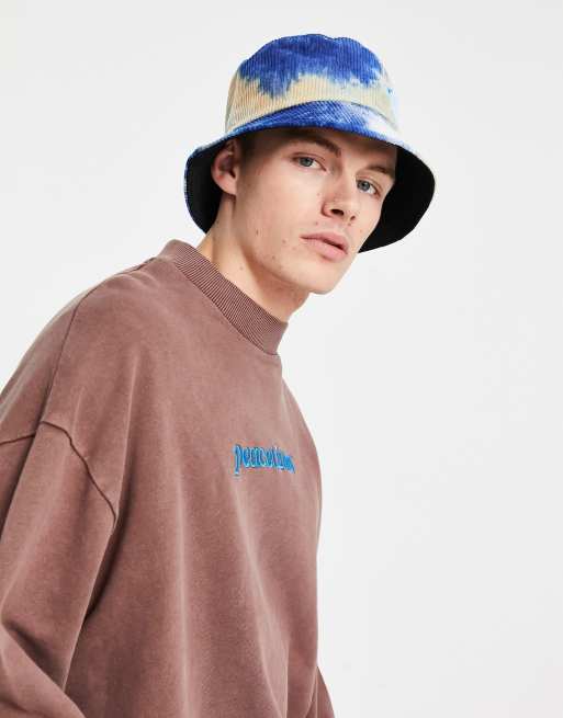 Tie dye bucket hat mens