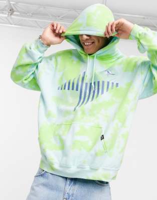 tie dye print hoodie