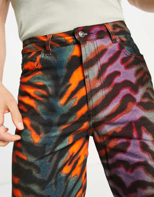 Tiger best sale stripe jeans