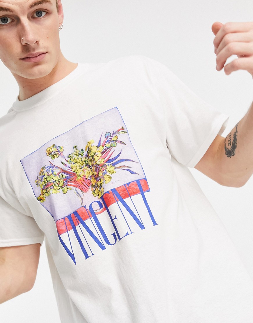 Vintage Supply vincent art print t-shirt in white