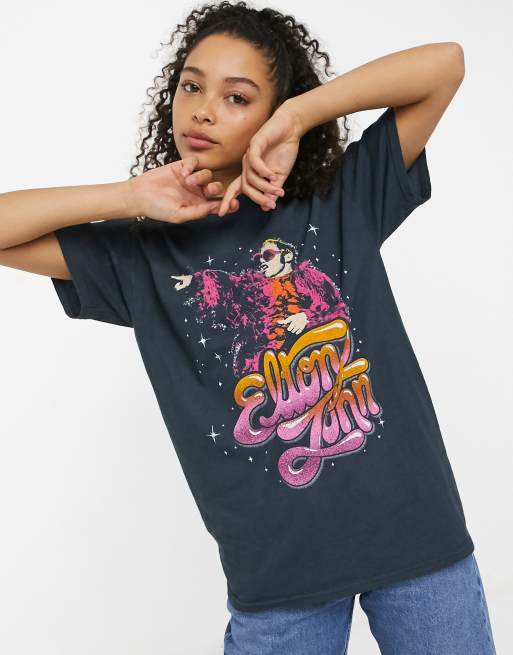 ASOS wash | Supply john t-shirt elton with Vintage graphic vintage oversized