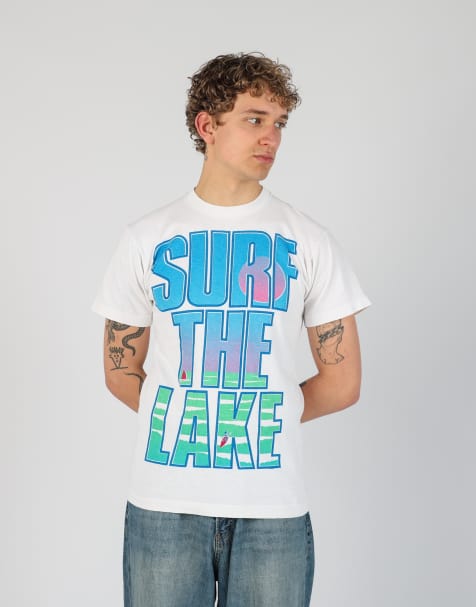Vintage Surf The Lake s t-shirt in ivory - view 1