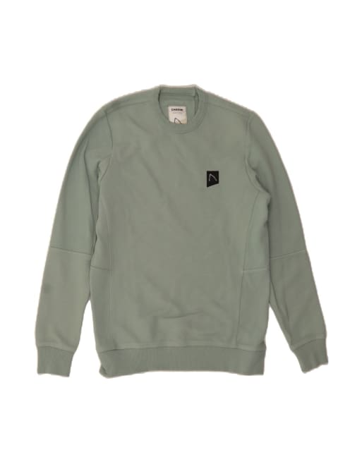 Vintage Sweatshirt Jumper Small In Green