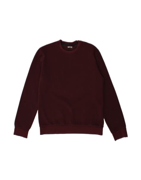Vintage Sweatshirt Jumper XL In Burgundy - view 1