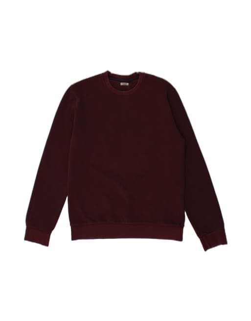 Vintage Sweatshirt Jumper XL In Burgundy