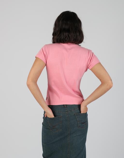 Vintage Switcher S baby tee in baby pink, 2 of 4