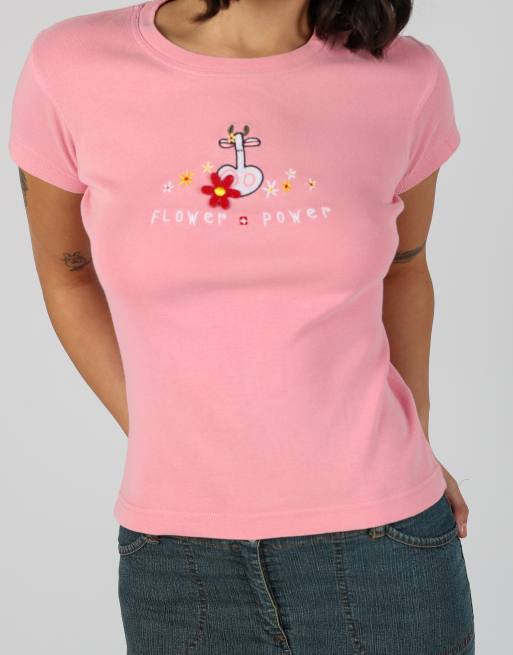 Vintage Switcher S baby tee in baby pink, 4 of 4