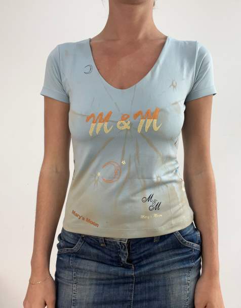 Vintage t shirt in blue - view 1