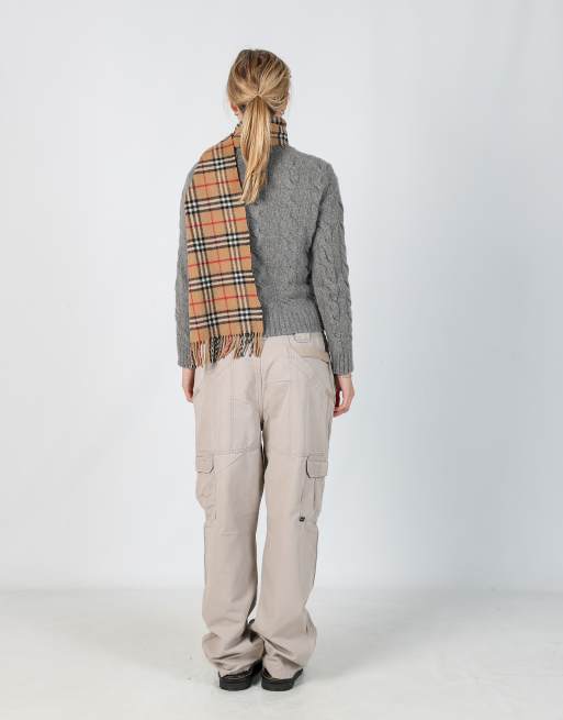 Vintage Tactical Series 28x43 woven cargo pants in beige, 3 of 4