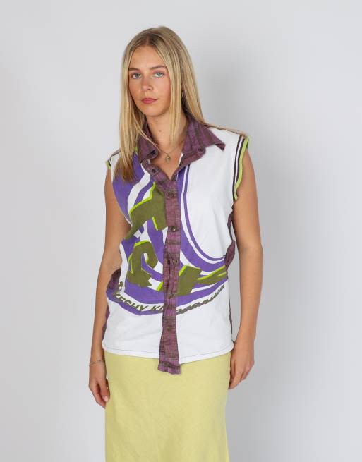 Vintage Takeshy Kurosawa L shirt in purple