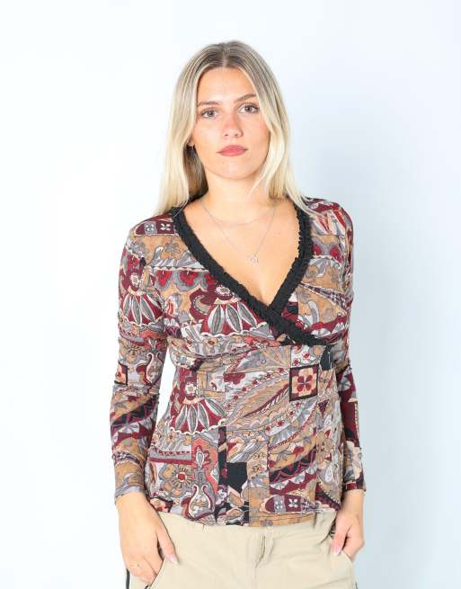 Vintage Talco M blouse in tan