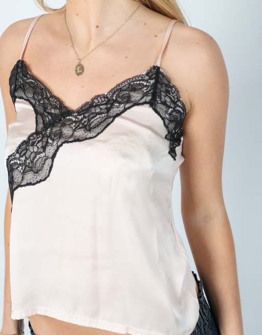 Vintage Tally Weijl XS cami in baby pink, 4 of 4