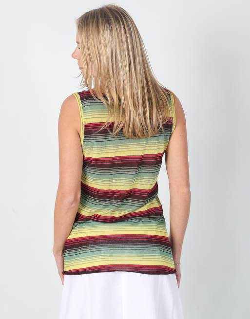 Vintage Taviani M woven vest in black, 2 of 4