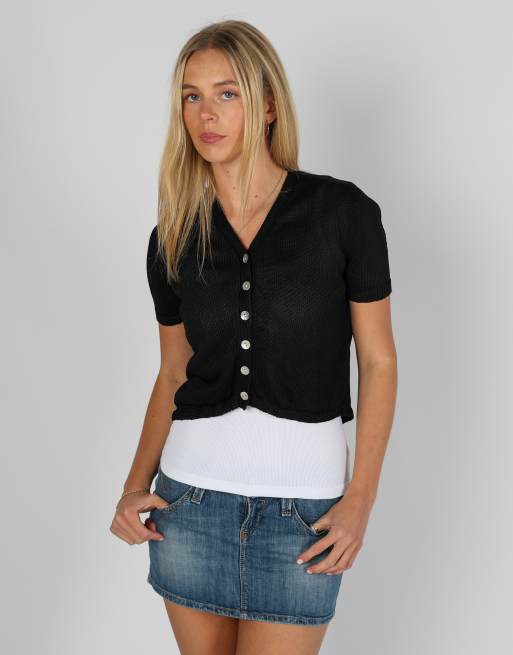 Vintage Teddys XS cardigan in black
