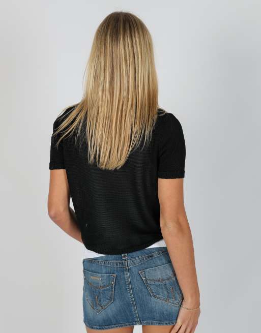 Vintage Teddys XS cardigan in black, 2 of 4