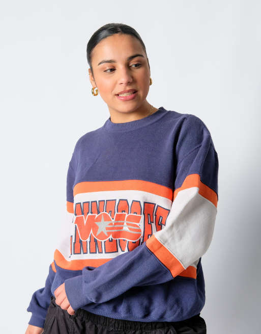 Vintage Tennesse L Sweatshirt Navy Blue