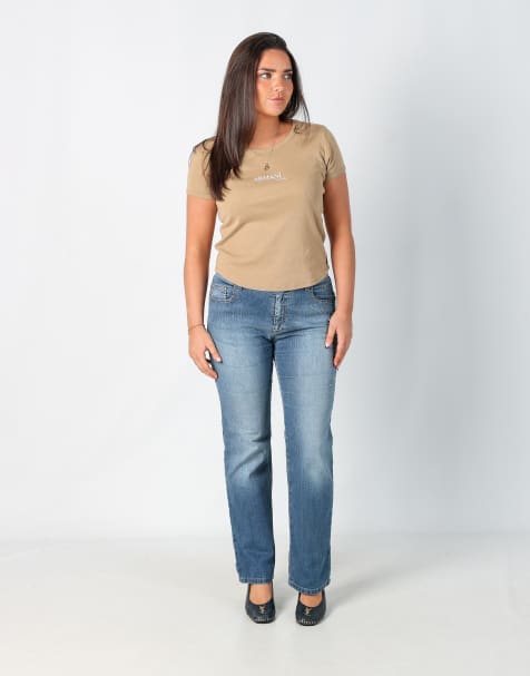 Vintage TFJ 10 bootcut jeans in light blue - view 1