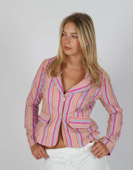 Vintage TGSM S blazer in baby pink, 3 of 4