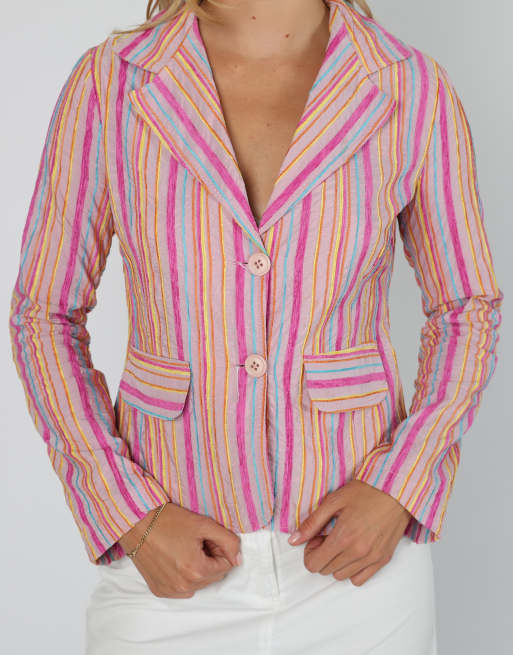 Vintage TGSM S blazer in baby pink, 4 of 4