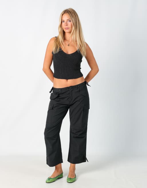 Vintage Thaikiki M casual trousers in black