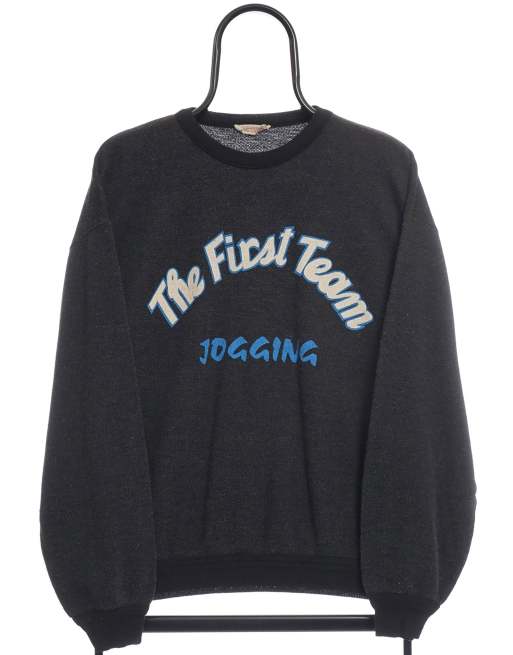 Vintage The First Team size S sweatshirt in black
