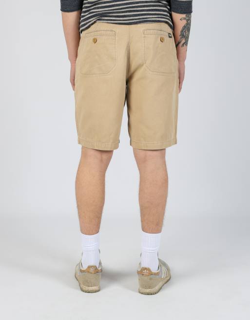 Vintage The North Face 34x20 woven straight shorts in tan