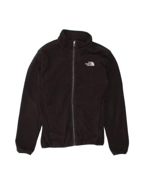 Vintage The North Face Fleece Jacket UK 36 Small In Black - view 1