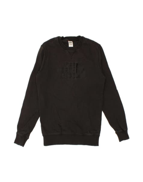 Vintage The North Face Graphic Sweatshirt Jumper Small In Black - view 1