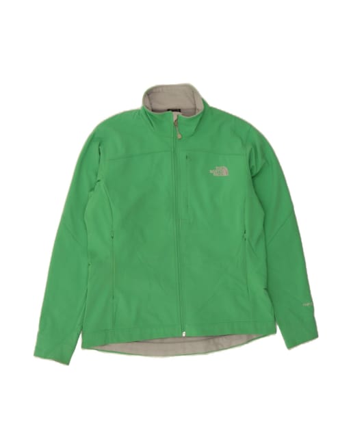 Vintage The North Face Graphic Windbreaker Jacket UK 16 Large In Green
