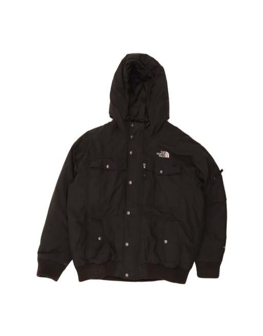 Vintage The North Face Hooded Windbreaker Jacket UK 42 XL In Black