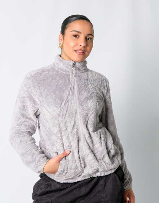 Vintage The North Face L Fleece Light Grey