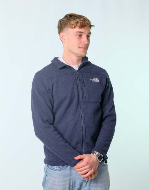 Vintage The North Face L Fleece Navy Blue - view 1