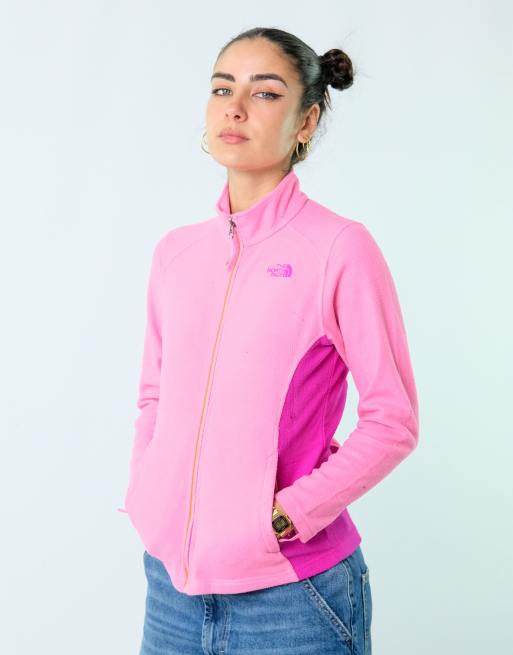 Vintage The North Face L Fleece Pink Zip up