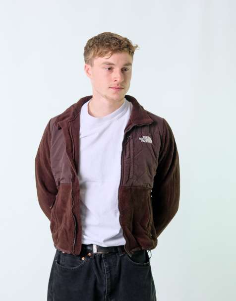 Vintage The North Face M Fleece Brown Zip Up - view 1
